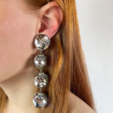 DISCOBALL SEQUIN CLIP EARRINGS - L'Officina General Store