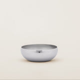 “AMC large stainless steel bowl, mirror finish, Italian design”