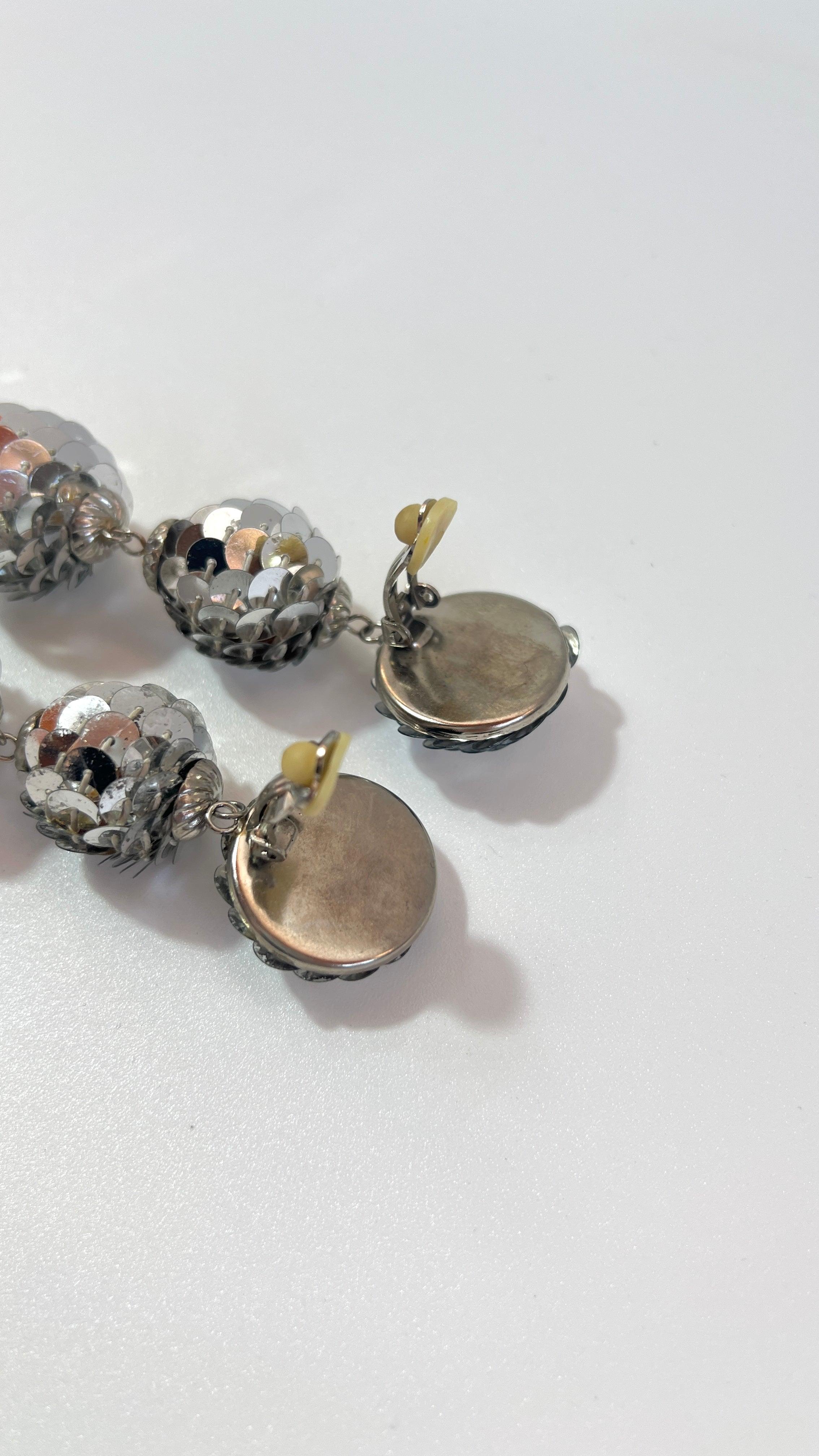 DISCOBALL SEQUIN CLIP EARRINGS - L'Officina General Store