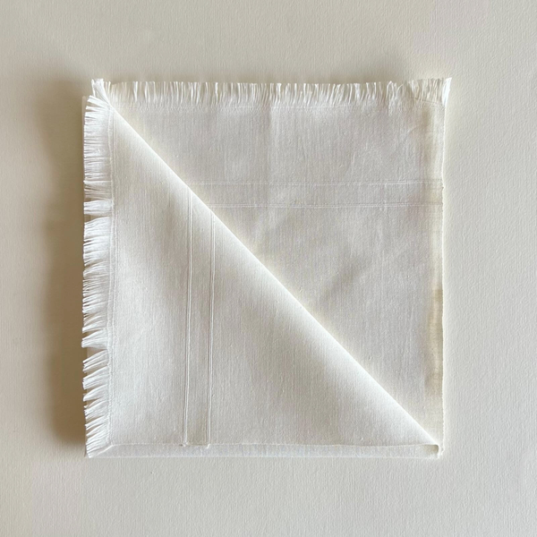 Bassetti Natural Linen Napkins I Set of 12