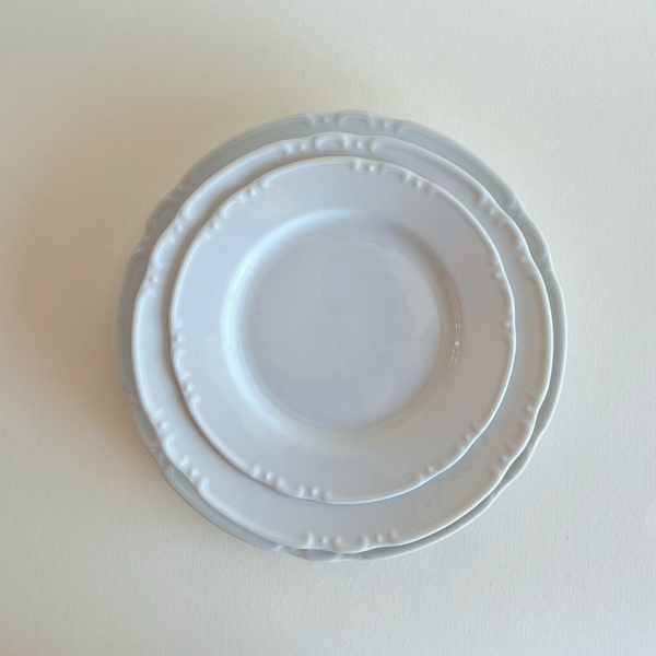 Koninger Porcelain Set for Two I  6-Pieces: Starter, Dinner & Soup