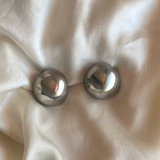 XL Sphere Clip Earrings