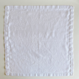 Large French Floral jacquard cotton napkins I Set of 2