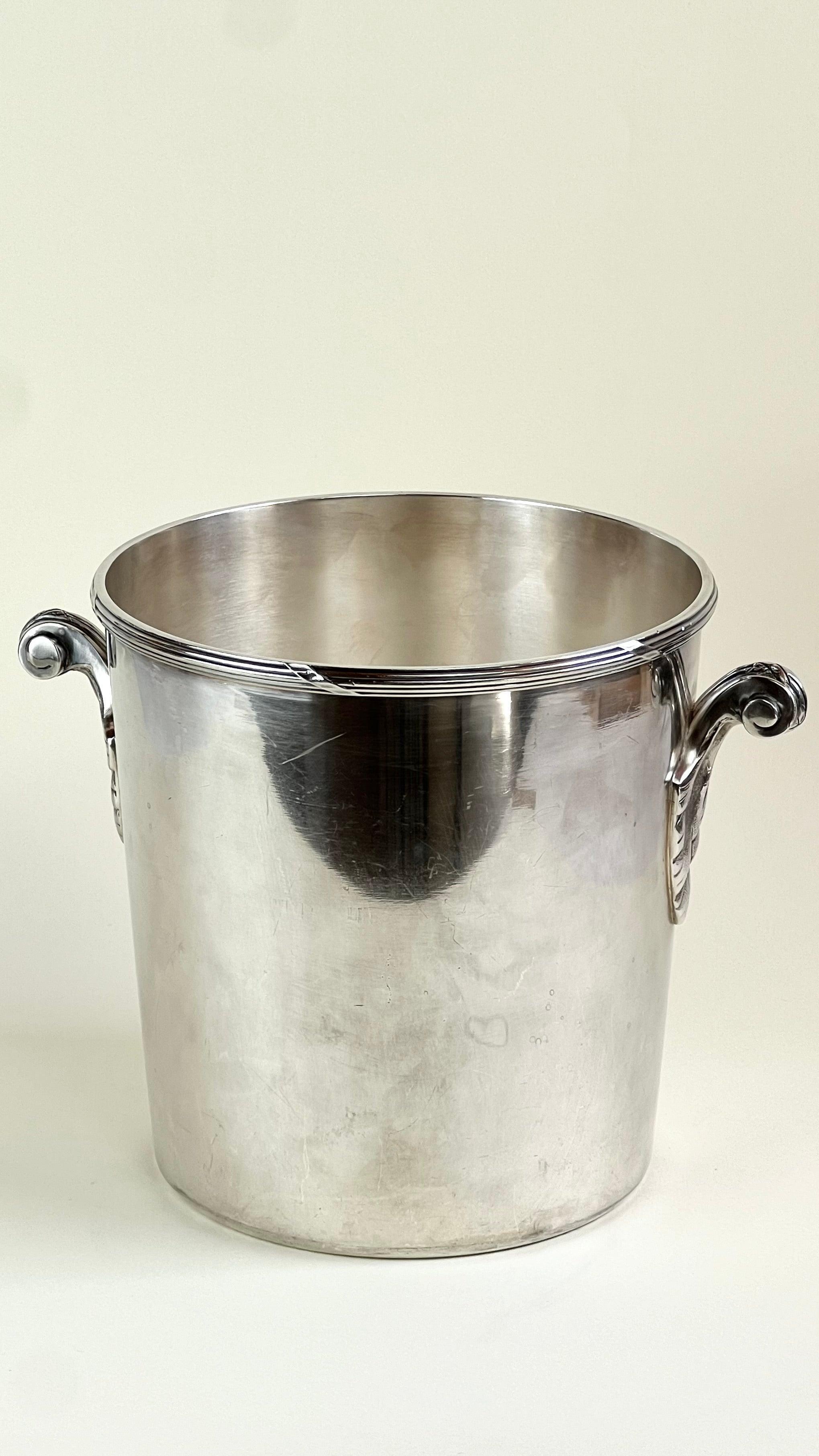 SILVER CHAMPAGNE COOLER I Ercuis Paris - L'Officina General Store