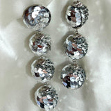 DISCOBALL SEQUIN CLIP EARRINGS - L'Officina General Store