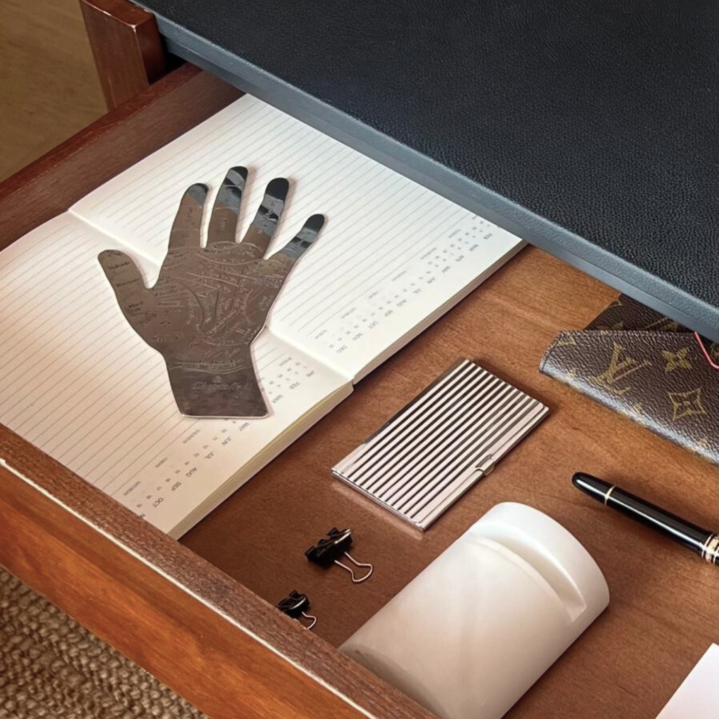 Curated modern workplace accessories for sophisticated offices