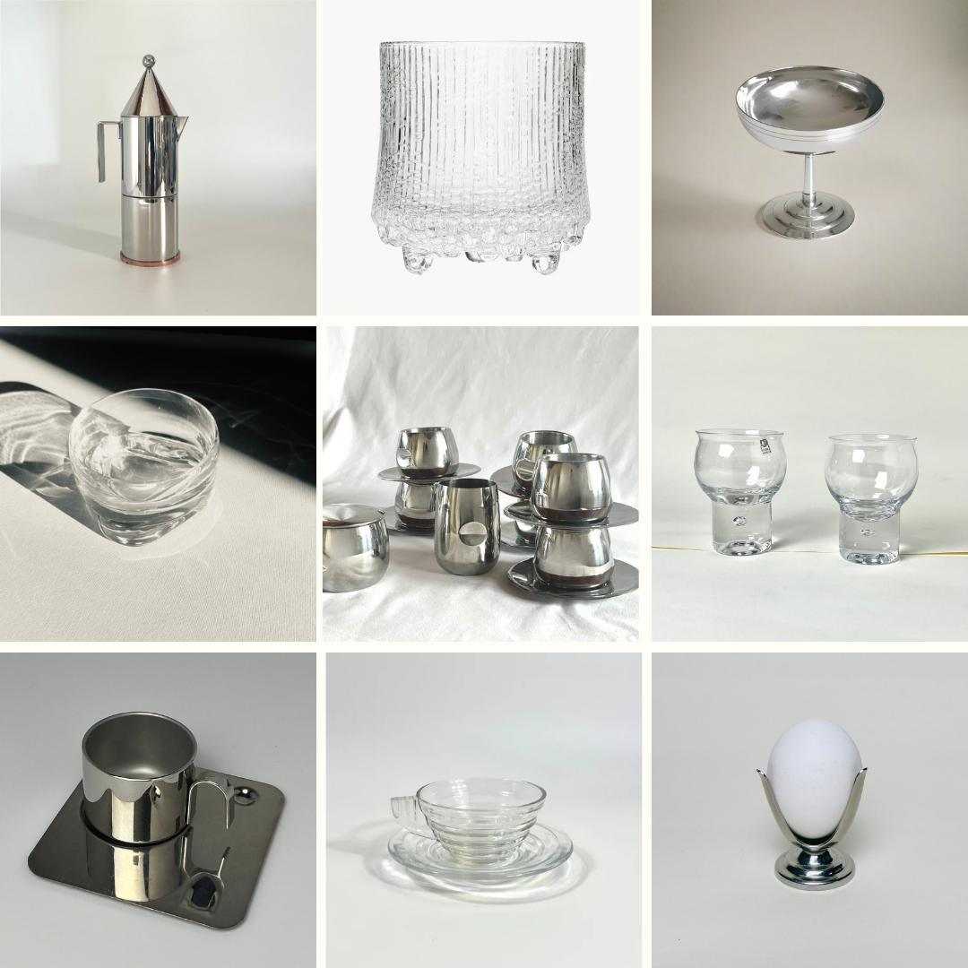 Timeless home essentials collection by L'Officina featuring classic tableware and sustainable living products