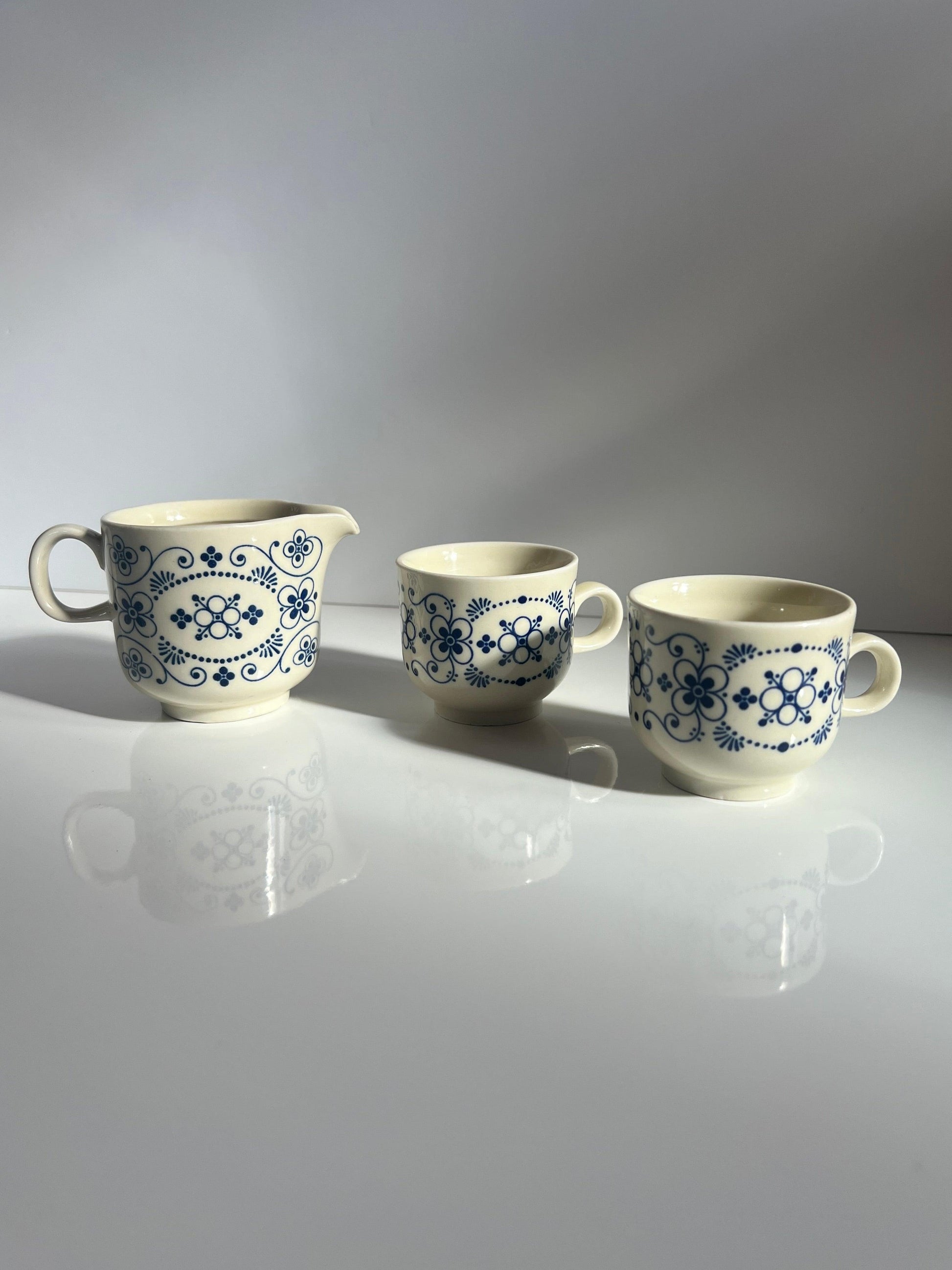 Colditz Espresso set:  2 cups and Creamer - L'Officina General Store 