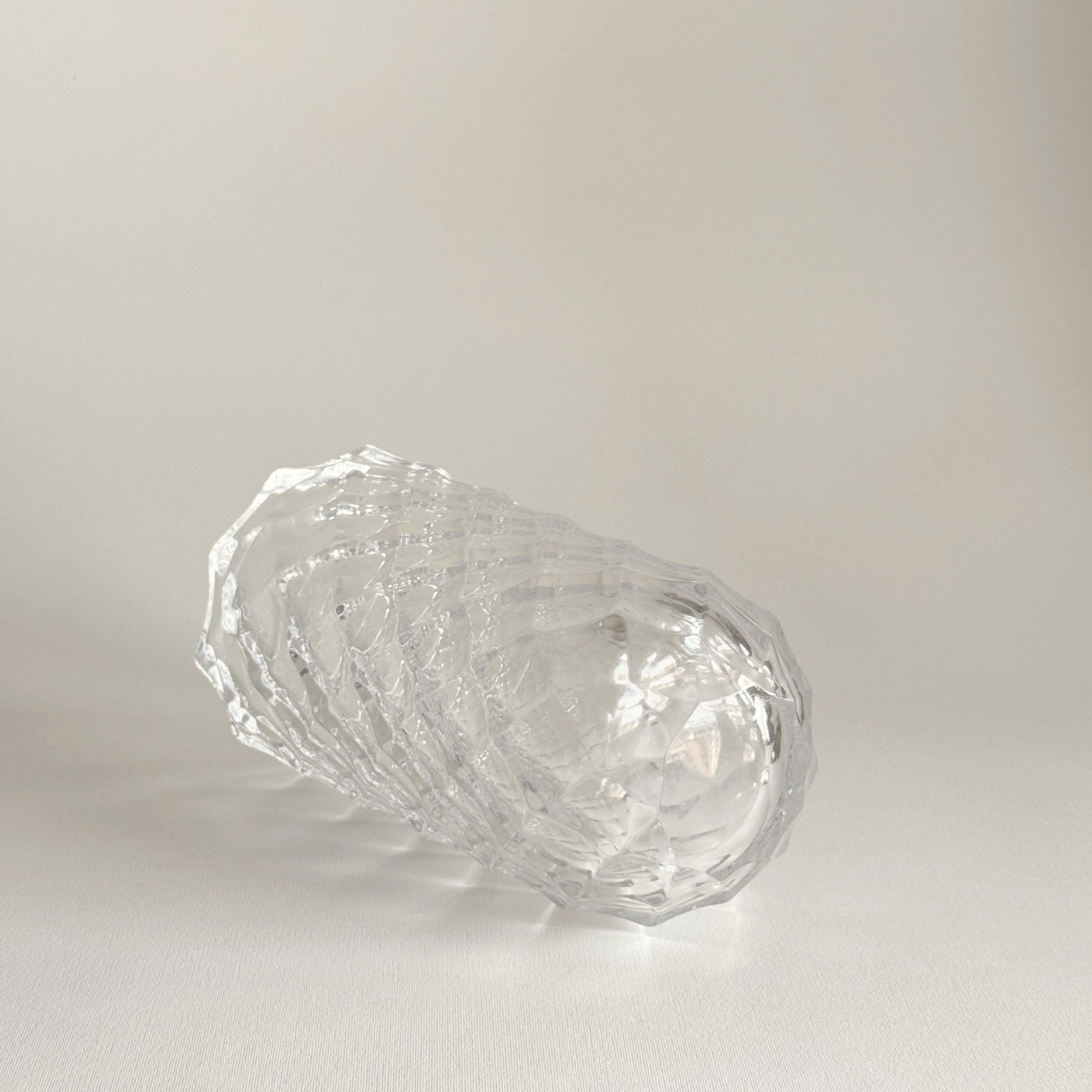 Orrefors Haga crystal vase, 24 cm, alternate view