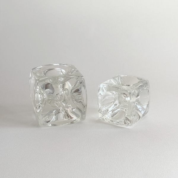 Rudolf Jurnikl Glass Cubes | Set of 2 · 1970s, 1970s — L'Officina General Store