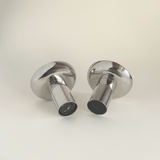 Bougeoirs en Acier Inoxydable | Lot de 2 · Scandinaves 1970s
