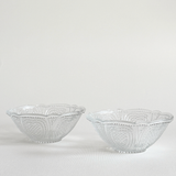 Ciotole Hobnail Bolla in Vetro | Set di 3