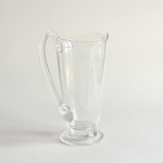 Vinobile crystal carafe in profile, showing the slender tapered pouring neck