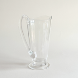 Vinobile crystal carafe in profile, showing the slender tapered pouring neck