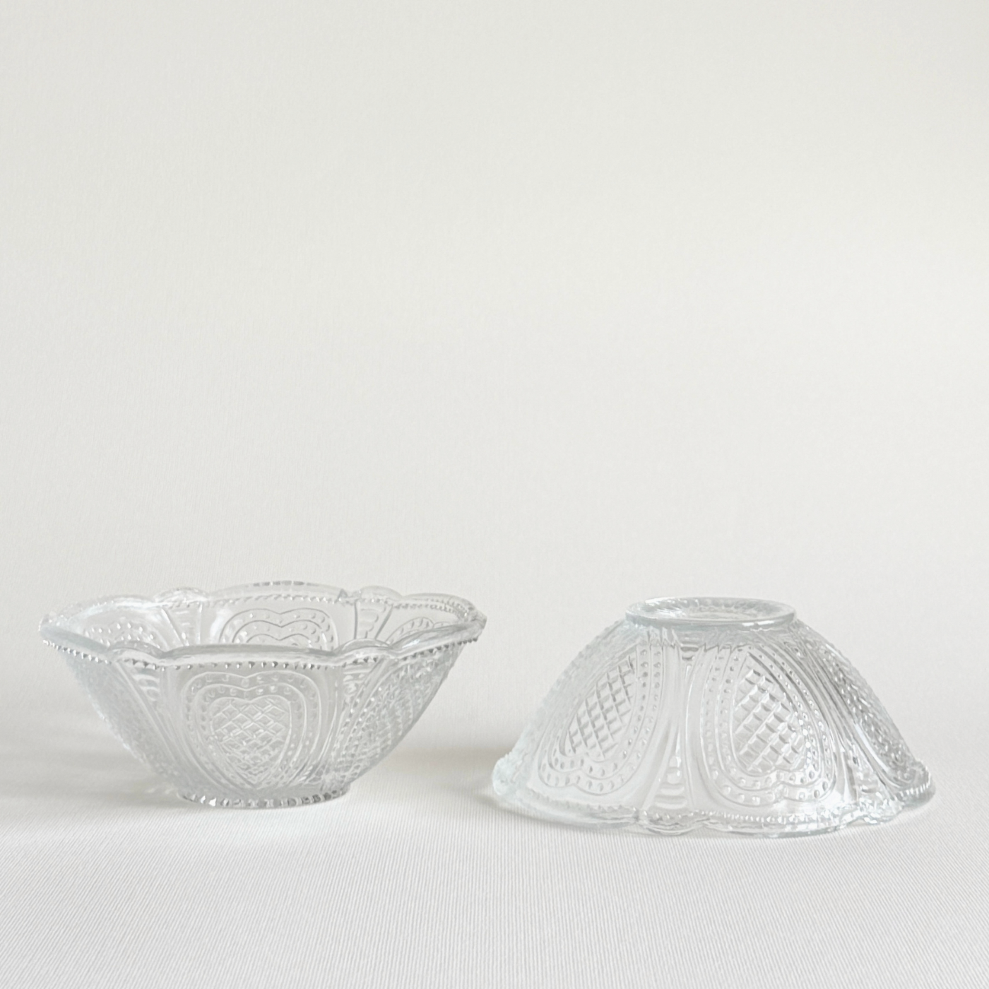 Ciotole Hobnail Bolla in Vetro | Set di 3
