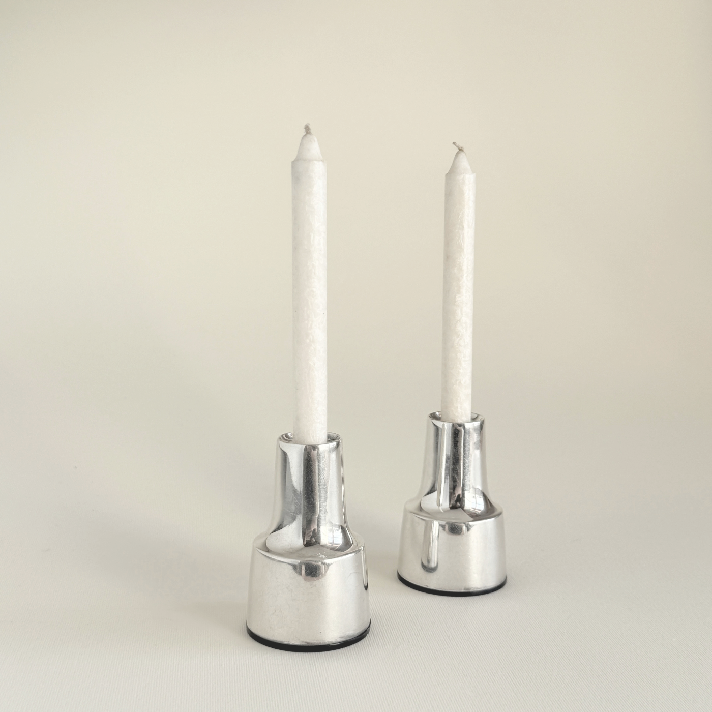 Cohr Bougeoirs en Acier Inoxydable | Lot de 2