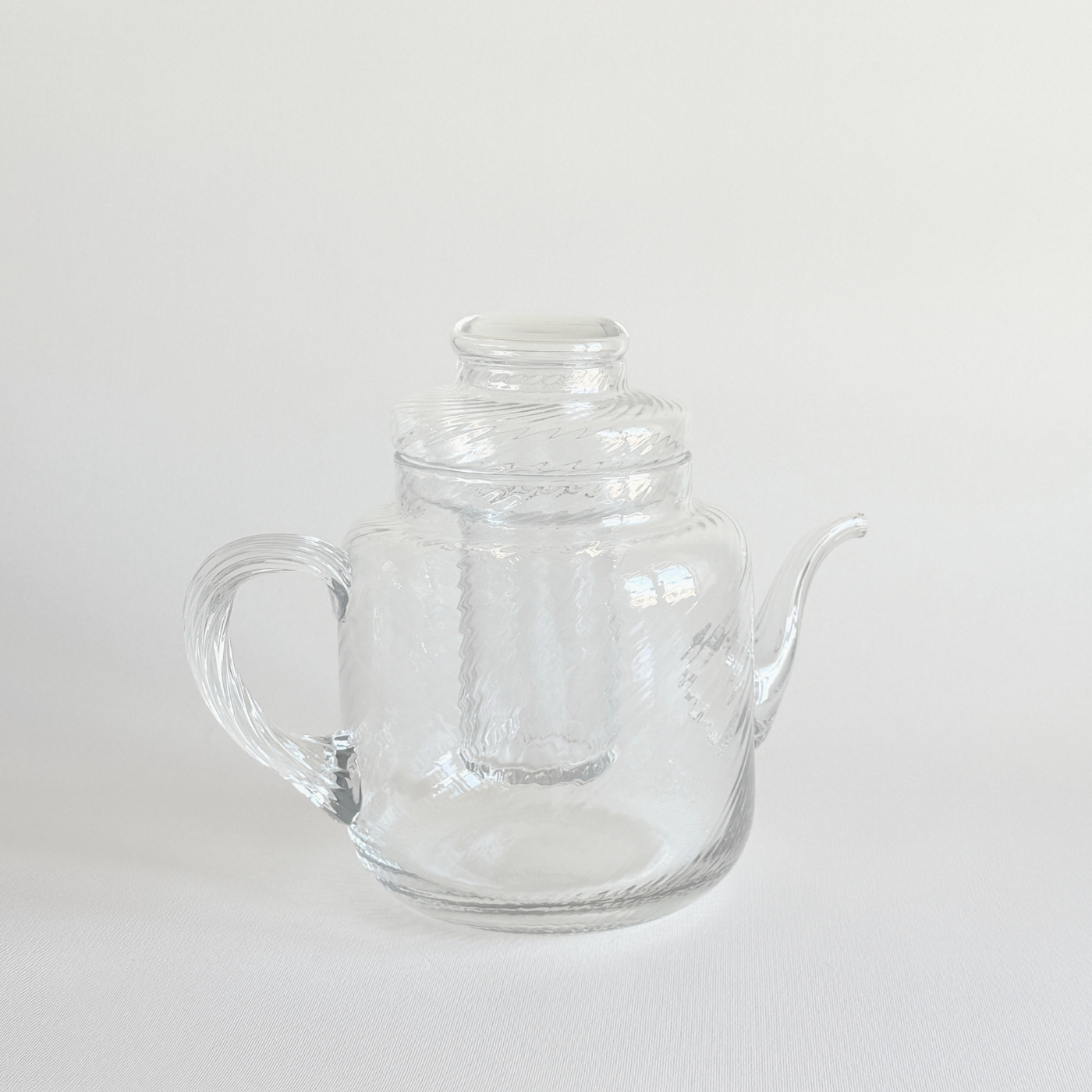 Glass Ice Tea Lemonade Jug · lid and insert · 3-piece glass set · L'Officina General Store