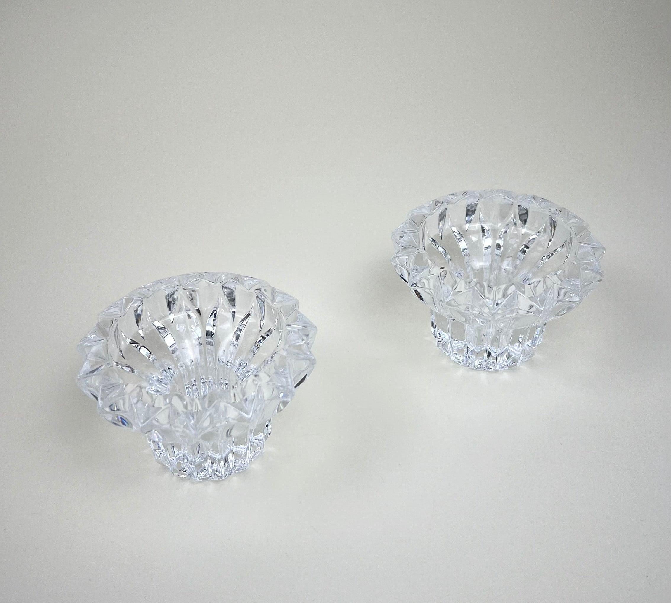 SET OF 2 I CRYSTAL GEOMETRIC CANDLE HOLDER - L'Officina General Store
