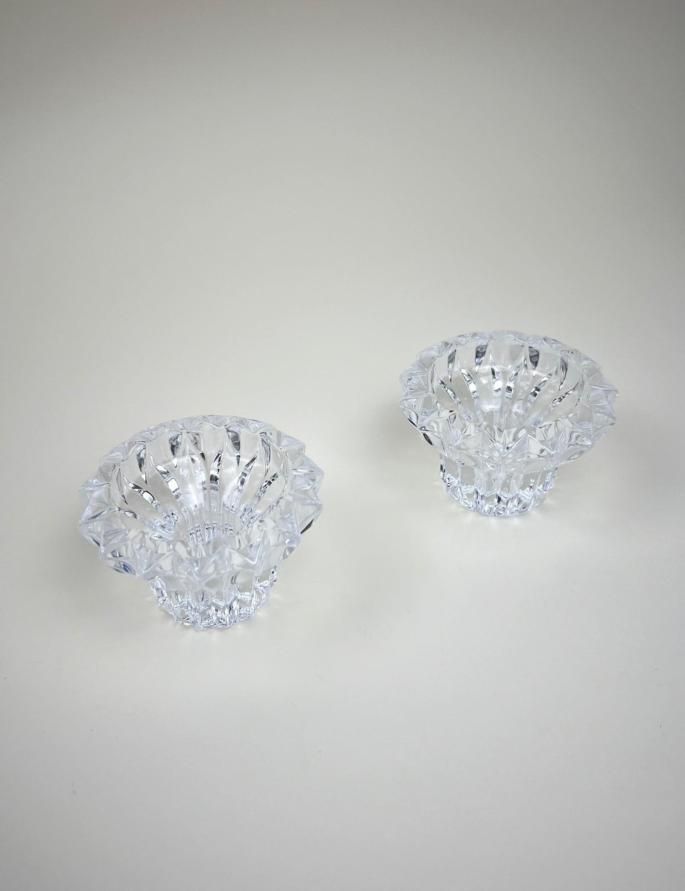 SET OF 2 I CRYSTAL GEOMETRIC CANDLE HOLDER - L'Officina General Store