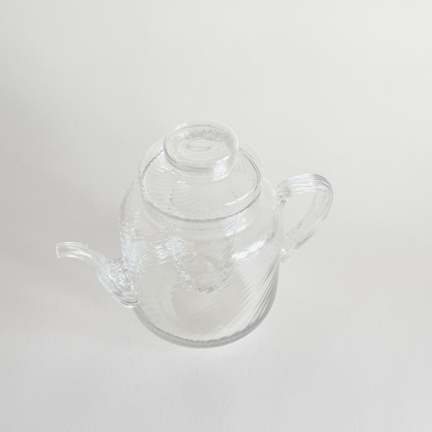 Glass Ice Tea Lemonade Jug · side view · H 22.5 cm · L'Officina General Store