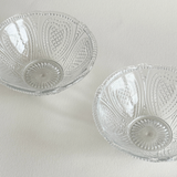 Ciotole Hobnail Bolla in Vetro | Set di 3