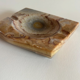 Brown Onyx Smoking Set