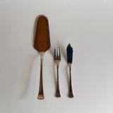 1970s Morinox Cake Serving Set for 6