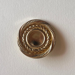 Yves Saint Laurent Givenchy style golden earrings