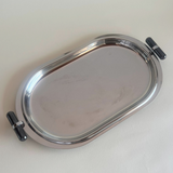 Large Oval Metal Serving Tray