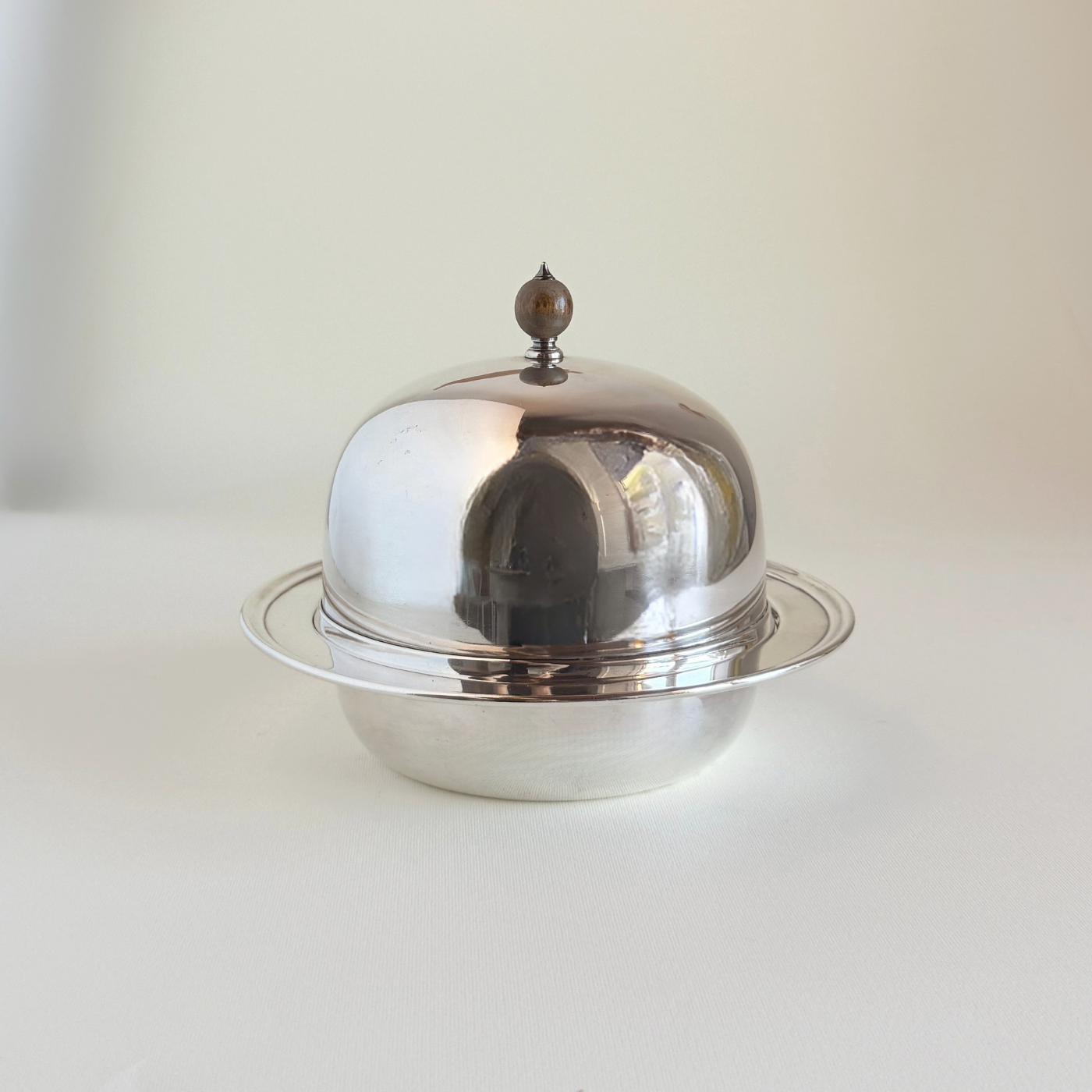 English Silver Plated Vegetable Dish | Antique · With Lid & Trays