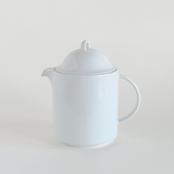 White ceramic teapot lion motif · 1980s design reference · L'Officina General Store