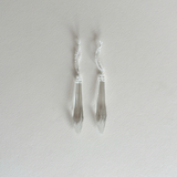 Ornement Goutte en Cristal | Verre de Lustre Recyclé · Lot de 2