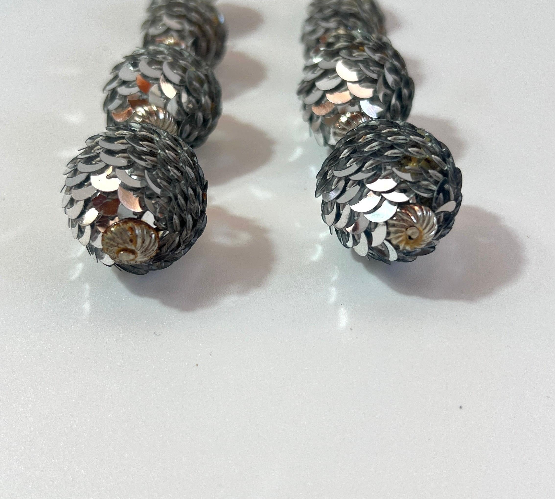 DISCOBALL SEQUIN CLIP EARRINGS - L'Officina General Store