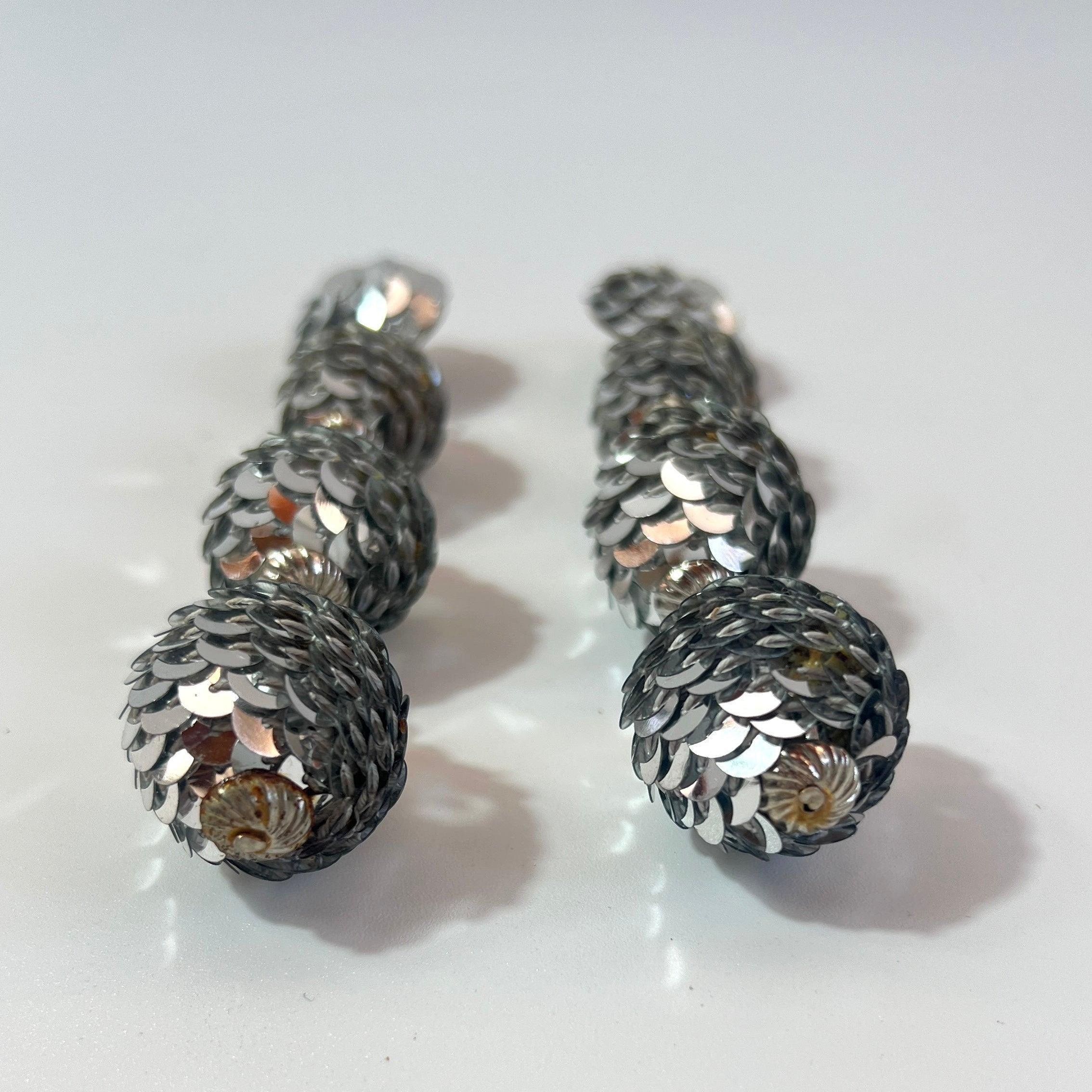 DISCOBALL SEQUIN CLIP EARRINGS - L'Officina General Store