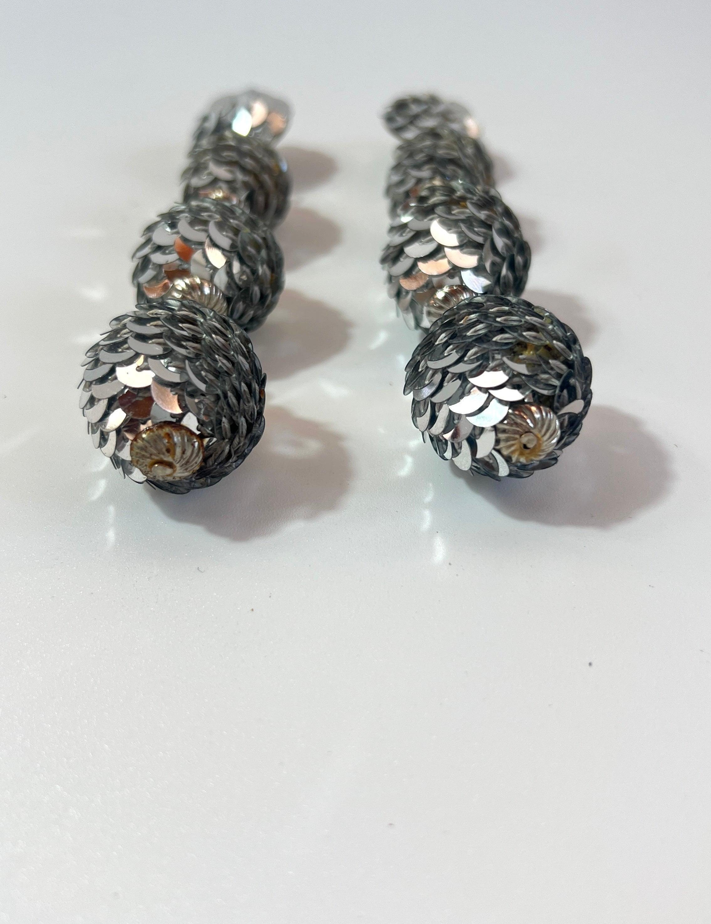 DISCOBALL SEQUIN CLIP EARRINGS - L'Officina General Store