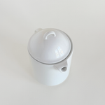 White ceramic teapot · lid detail · flush fit · L'Officina General Store
