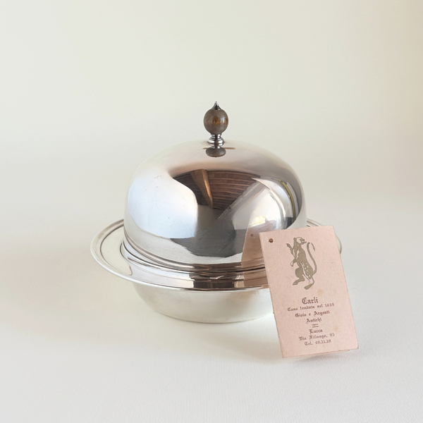 English Silver Plated Vegetable Dish | Antique · With Lid & Trays, Pre-1900 — L'Officina General Store