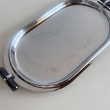 Large Oval Metal Serving Tray