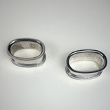 SET OF 2 | SILVER NAPKIN RINGS - L'Officina General Store