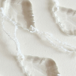 Glass Leaf Prism Christmas Ornament set of two, clear faceted glass leaf drops with soft white hanging cords.