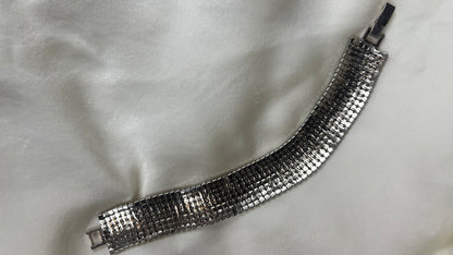 RHINESTONE TENNIS BRACELET I 80s Italian vintage