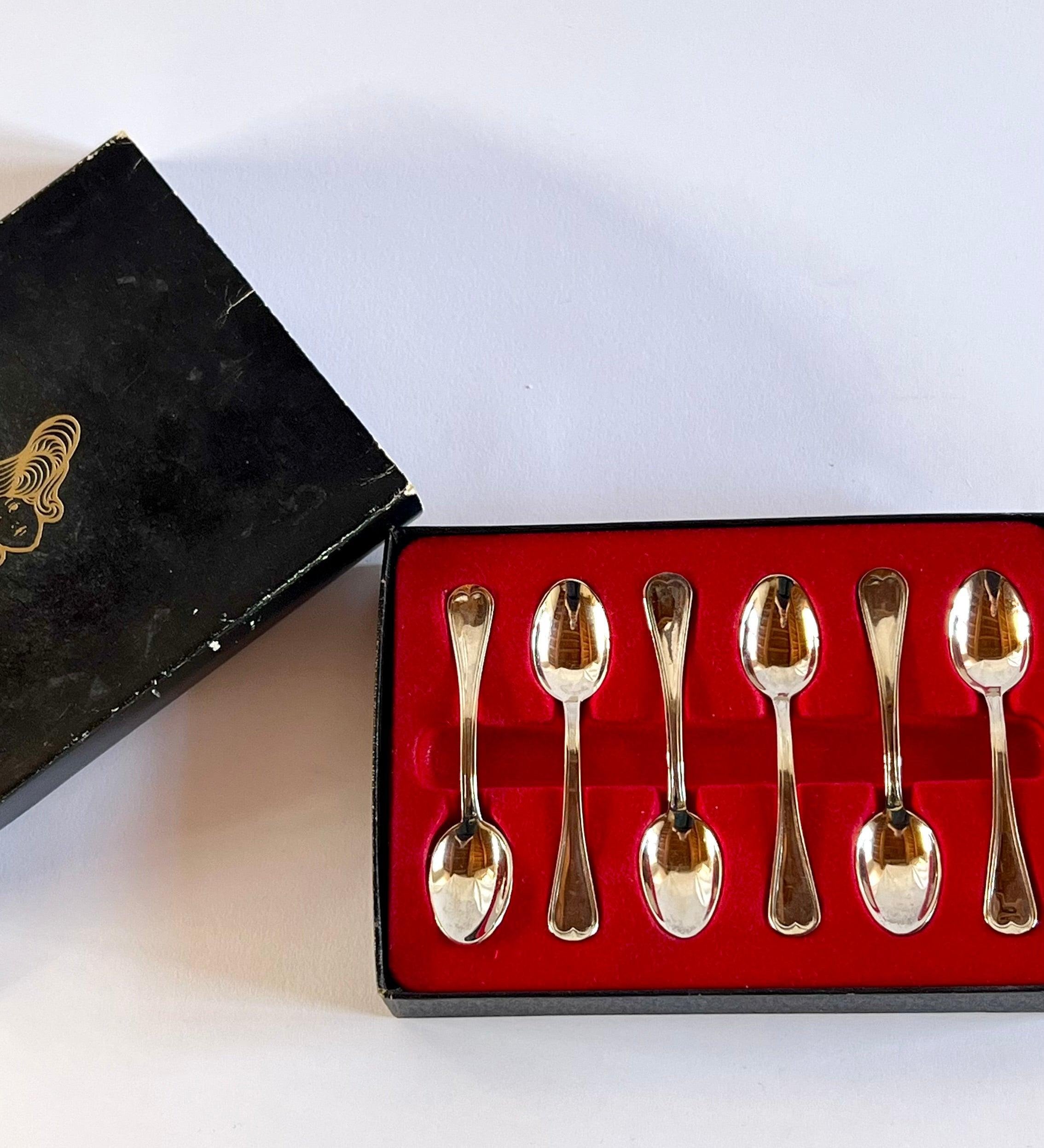 SET OF 6 I Silver plated Tea Spoons - L'Officina General Store