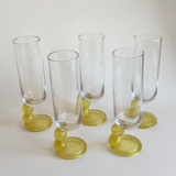 LACS Crystal Champagne Flutes I Set of 5