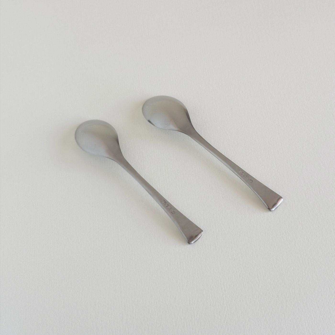 Pre-loved IMCO stainless steel coffee spoons, mid-century Italian cutlery