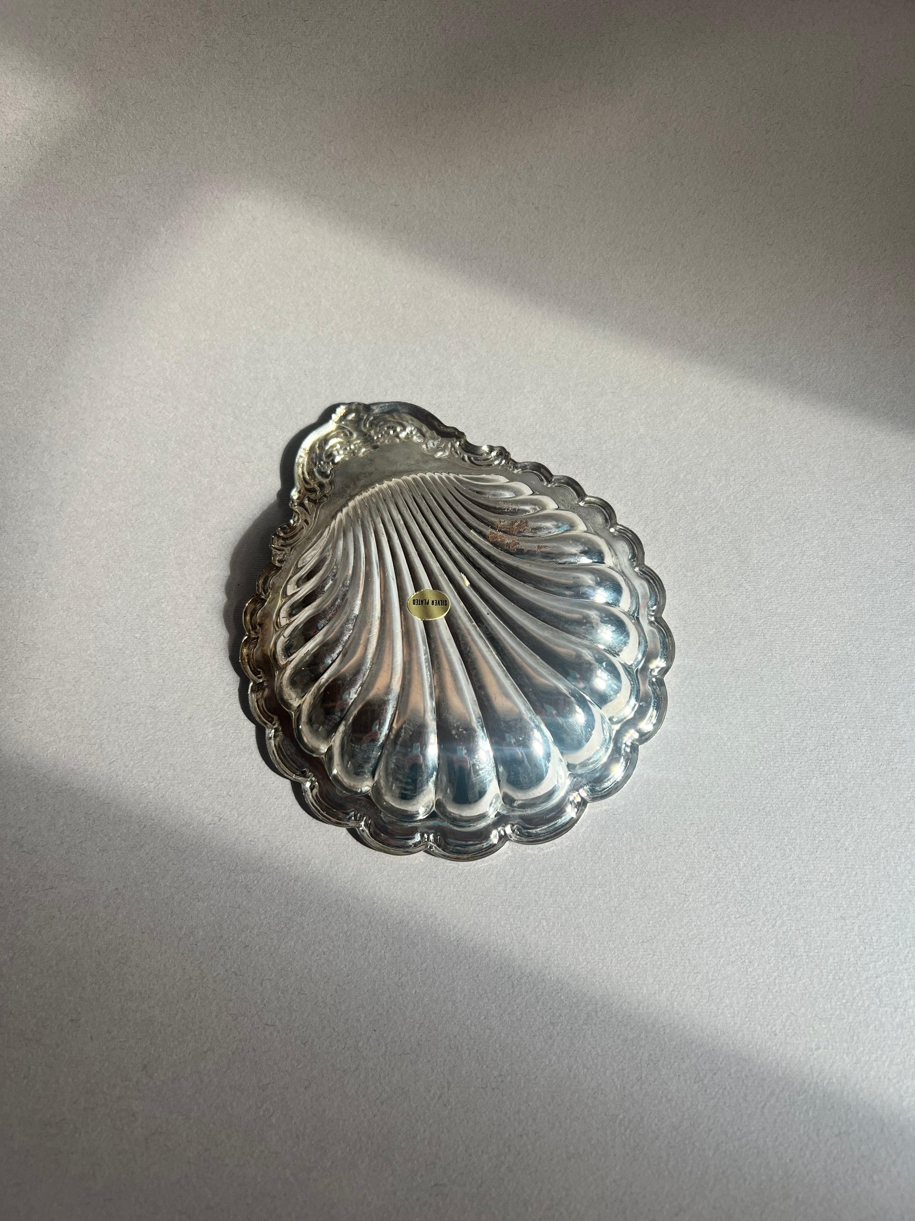 Shell Silver plated decorative plate - L'Officina General Store