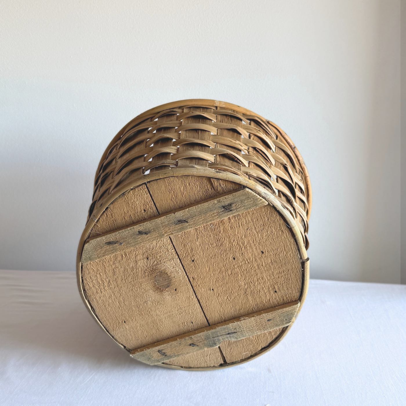 Round Woven Rattan Basket | Large Italian