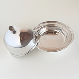 English Silver Plated Vegetable Dish | Antique · With Lid & Trays