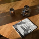 AMC Tasses et soucoupes à café en métal  I Art Design |  4 pièces