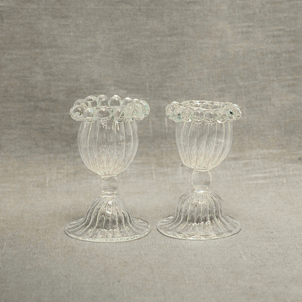 Coquetier Justine Menard Eudore, lot de 2