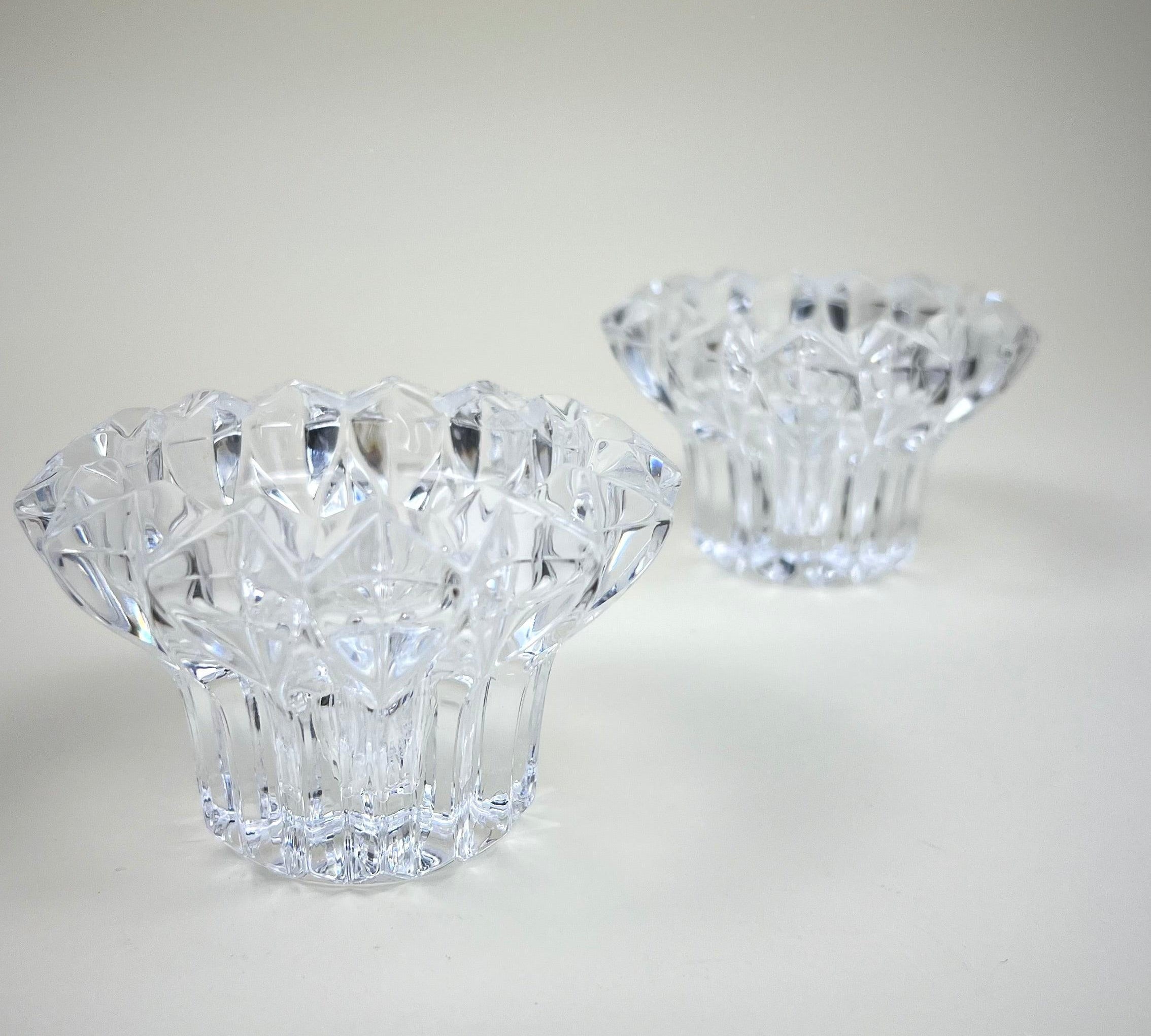 SET OF 2 I CRYSTAL GEOMETRIC CANDLE HOLDER - L'Officina General Store